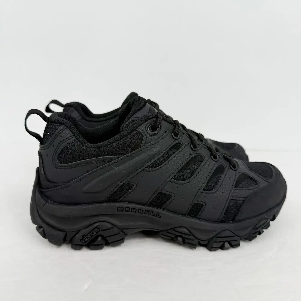 Merrell Moab 3 Tactical Work Sneakers Mens 4 Womens 5.5 Wide Black Leather NIB